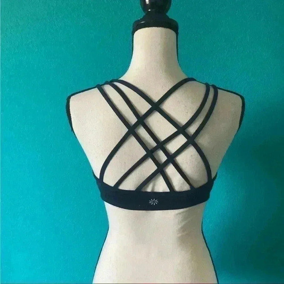 Athleta dark blue sports bra in size xs - Picture 2 of 3